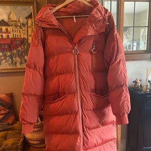 Free People Oversized Raglan Puffer